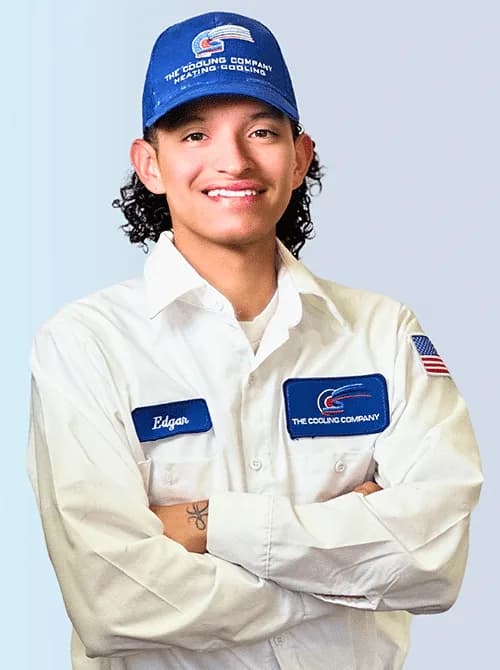 Edgar Sandoval, HVAC Technician at The Cooling Company, serving Las Vegas families