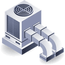 Infographic showing fire damper placement and activation