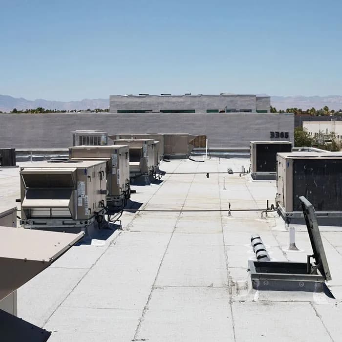 Optimized commercial HVAC system after TCC installation