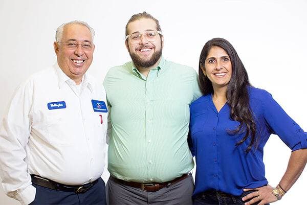 The Santana Family - Wellington, Tiago, and Joanna - owners of The Cooling Company