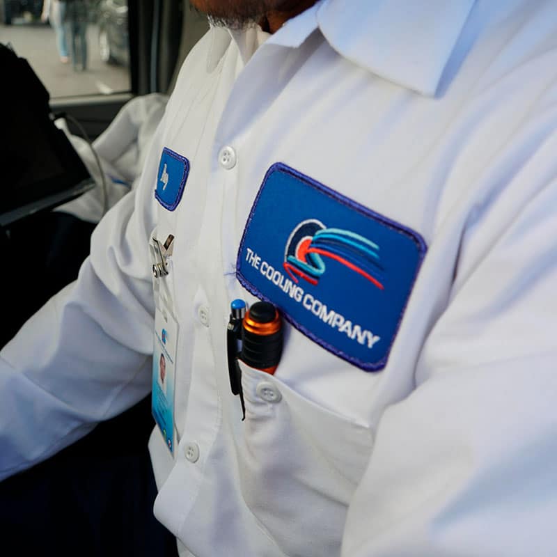 The Cooling Company certified service badge