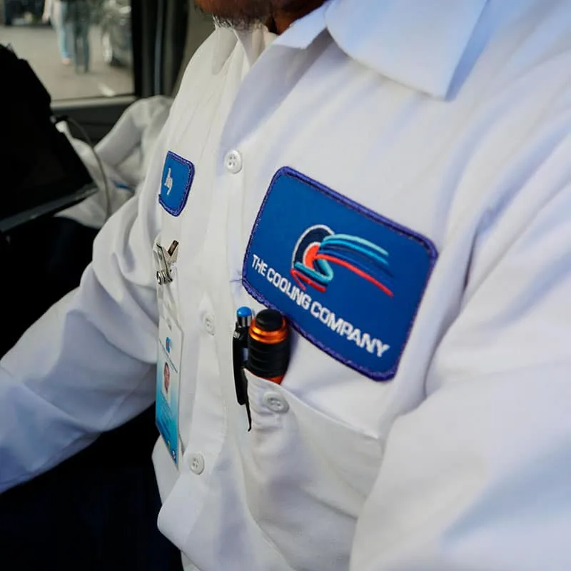 The Cooling Company certified service badge