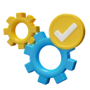 Gears Checked icon
