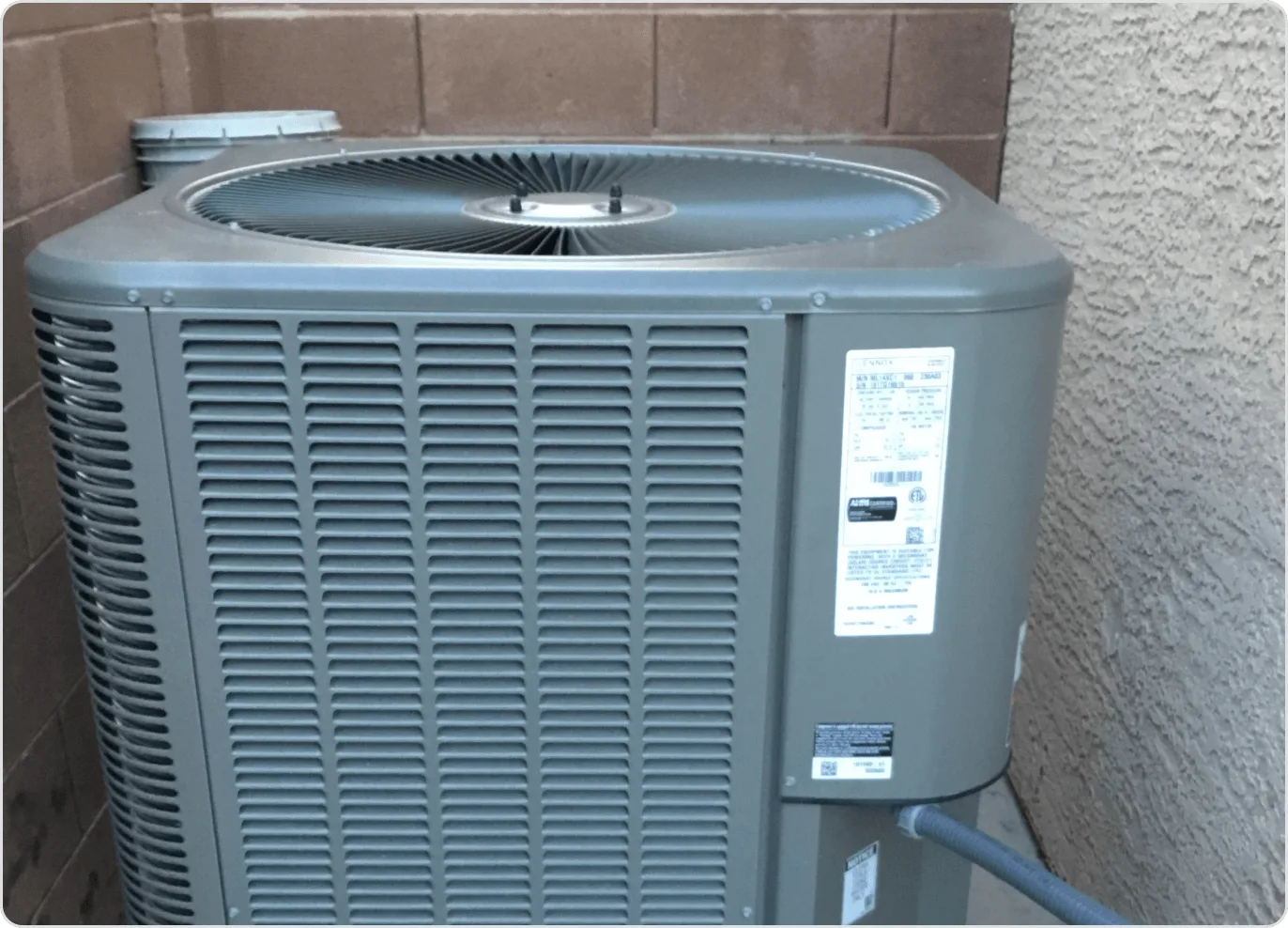 Modern high-efficiency AC system replacement delivering improved comfort and energy savings for Las Vegas homeowners