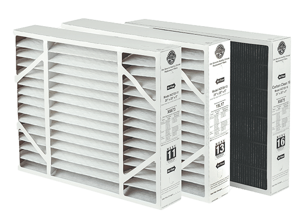 HVAC air filtration system components